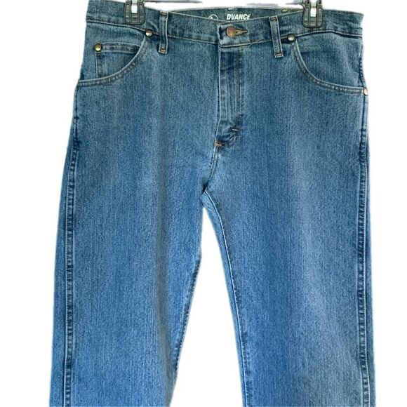 Wrangler Jeans Mens 33X32 Advanced Comfort Regular Fit Cowboy Work Casual - Picture 4 of 15